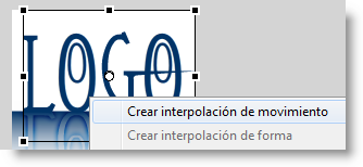 Crear interpolación de movimiento