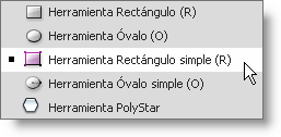 Herramienta rectángulo simple